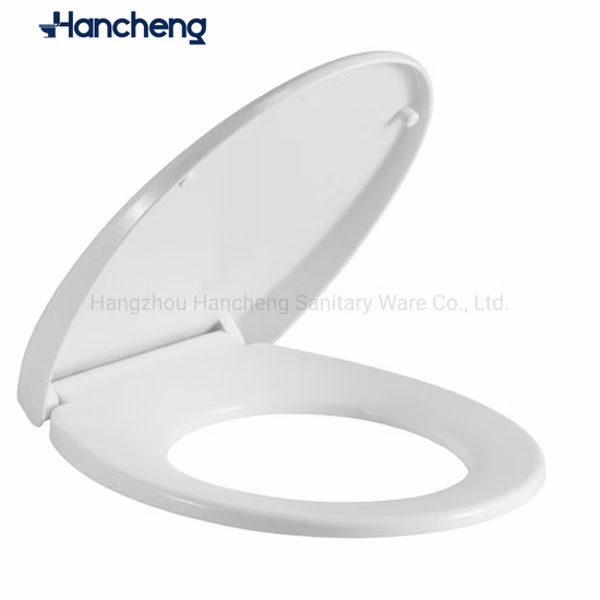 Сиденье для унитаза с плавным закрыванием, быстросъемное сиденье для унитаза, регулируемые петли, стандартное овальное сиденье для унитаза